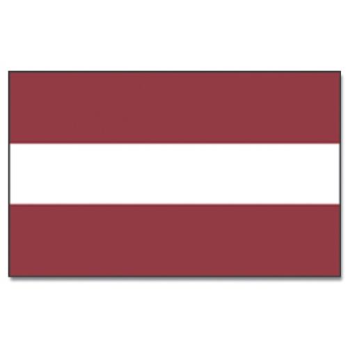 Vlajka Lotyšsko 30 x 45 cm na tyčce