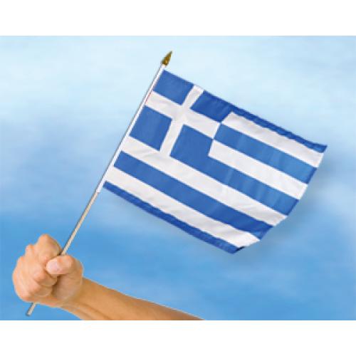 Vlajka Řecko 30 x 45 cm na tyčce