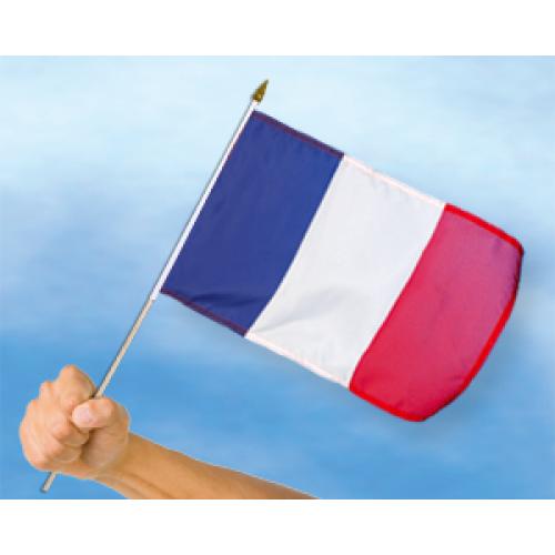 Vlajka Francie 30 x 45 cm na tyčce