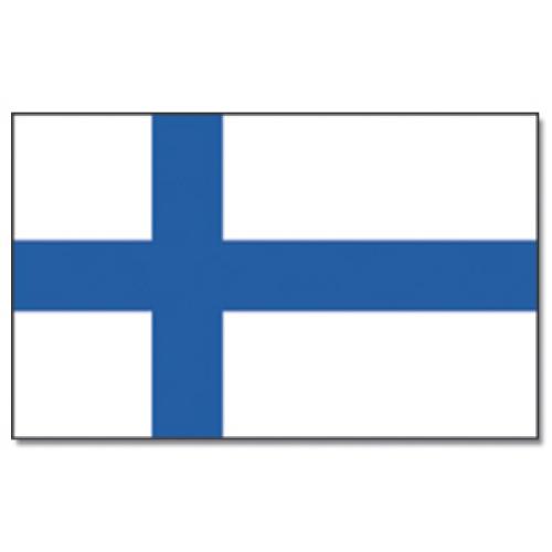 Vlajka Finsko 30 x 45 cm na tyčce