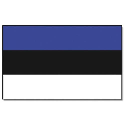 Vlajka Estonsko 30 x 45 cm na tyčce