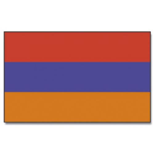 Vlajka Arménie 30 x 45 cm na tyčce