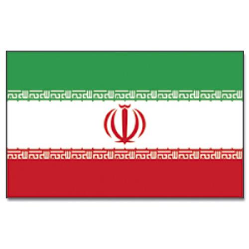 Vlajka Írán 30 x 45 cm na tyčce