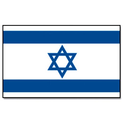 Vlajka Izrael 30 x 45 cm na tyčce
