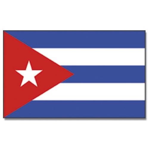 Vlajka Kuba 30 x 45 cm na tyčce