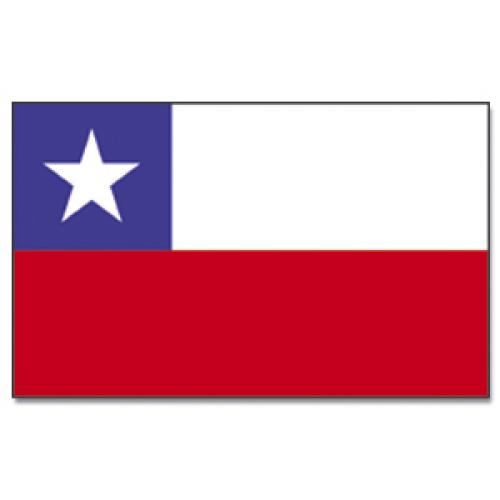 Vlajka Čile 30 x 45 cm na tyčke