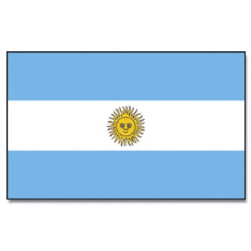 Vlajka Argentína 30 x 45 cm na tyčke