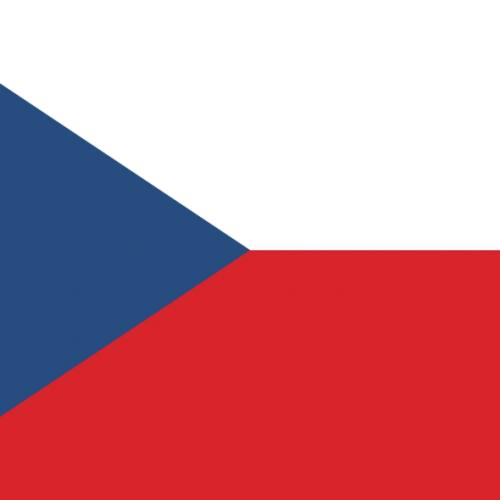 Podtácek papírový vlajka Česká republika 8,5x8,5 cm 1 ks