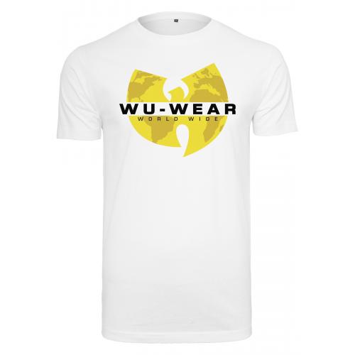Triko Wu-Wear Logo Worldwide - bílé
