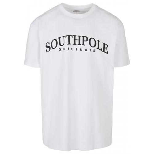 Tričko Southpole Puffer Print Tee - biele