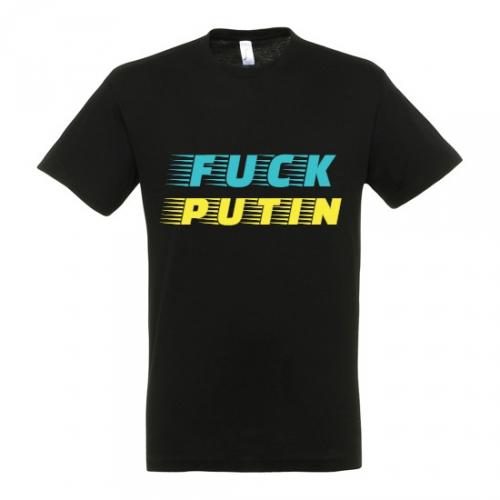 Tričko Fuck Putin - čierne