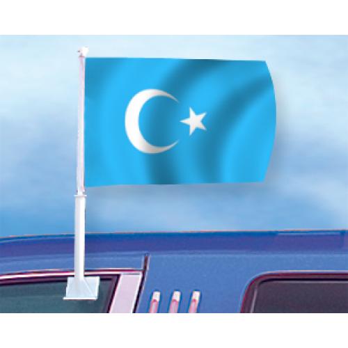 Vlajka na auto Promex Východný Turkestan