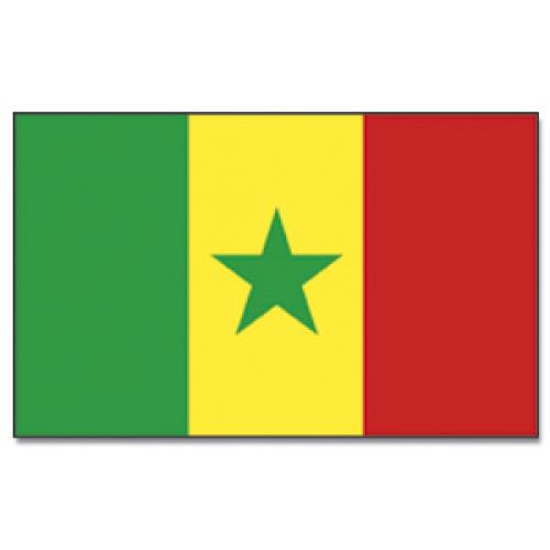 Vlajka Senegal 30 x 45 cm na tyčke