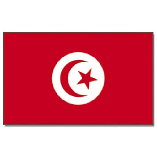 Vlajka Tunisko 30 x 45 cm na tyčce