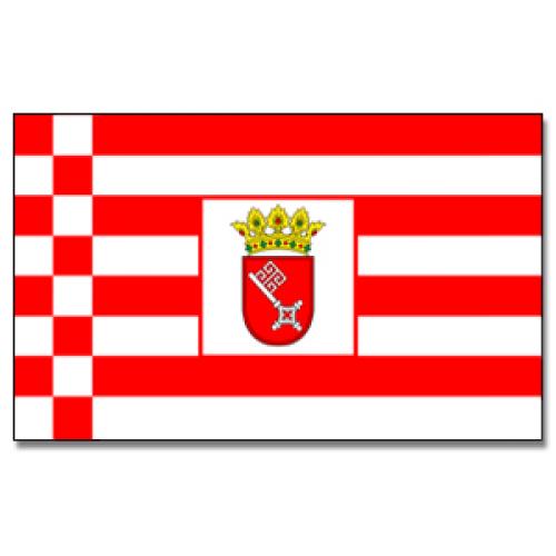 Vlajka Brémy 30 x 45 cm na tyčke