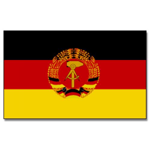 Vlajka NDR 30 x 45 cm na tyčke