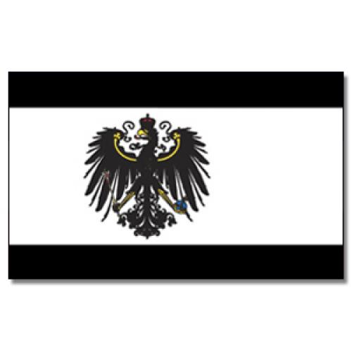 Vlajka Prusko 30 x 45 cm na tyčce