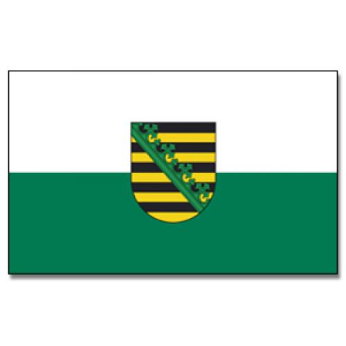 Vlajka Sasko 30 x 45 cm na tyčce