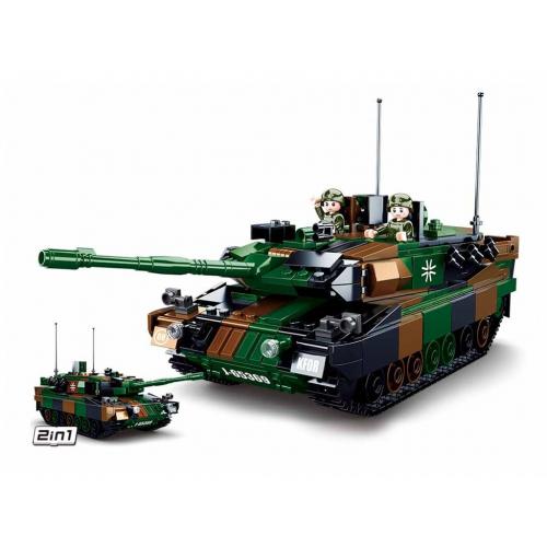 Stavebnice Sluban Model Bricks Nemecký bojový tank 2v1 M38-B0839