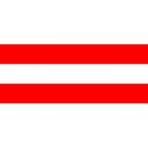 Samolepka vlajka mesto Ústí nad Labem (ČR) 21x29,7 cm 1 ks