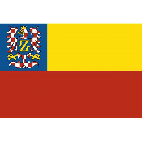 Samolepka vlajka mesto Znojmo (ČR) 21x29,7 cm 1 ks