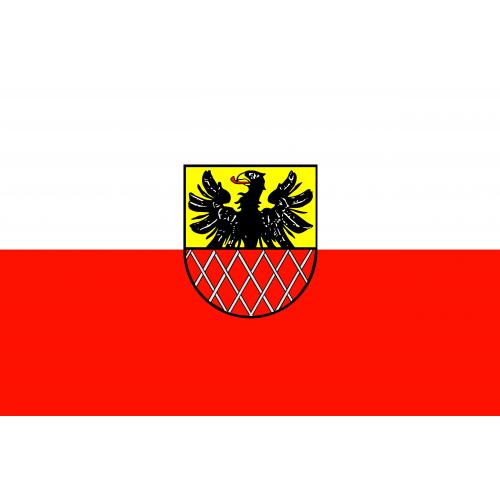 Samolepka vlajka město Cheb (ČR) 10,5x14,8 cm 1 ks