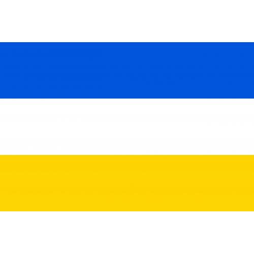 Samolepka vlajka město Krnov (ČR) 21x29,7 cm 1 ks