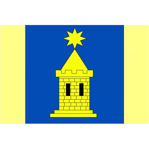 Samolepka vlajka mesto Holešov (ČR) 21x29,7 cm 1 ks