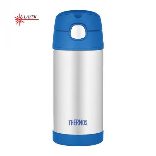 Detská termoska Thermos FUNtainer 355 ml - strieborná-modrá