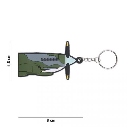 Klíčenka Fostex Bombardér Spitfire - olivová