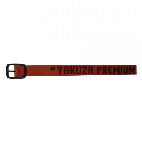 Opasok Yakuza Premium Skull - hnedý