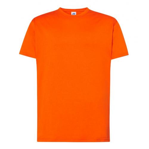 Pánske tričko JHK Regular - tmavo oranžové