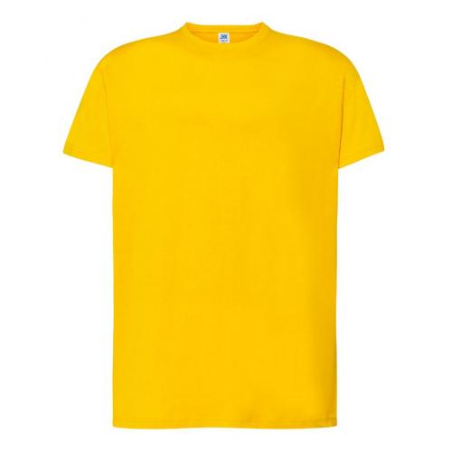 Pánské tričko JHK Regular - tmavě žluté