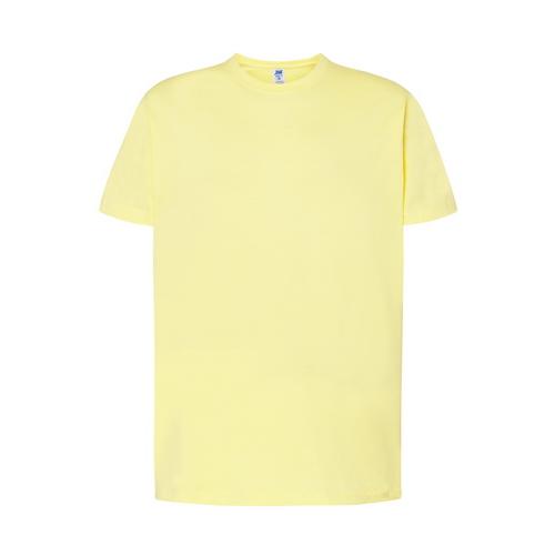 Pánske tričko JHK Regular - svetlo žlté