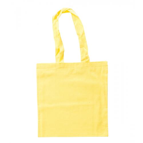 Plátěná taška přes rameno Alex Fox LH - světle žlutá