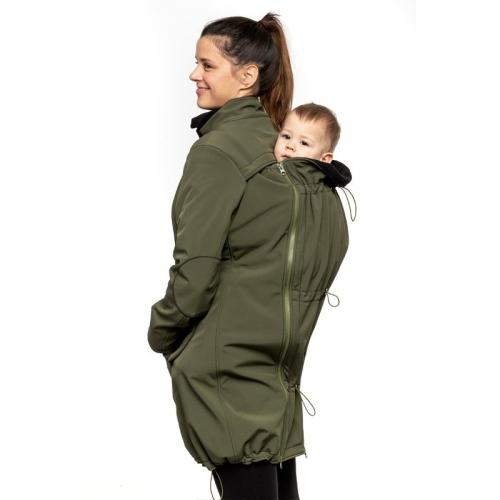 Kabát na nošení dětí Liliputi 4in1 Mama Coat - olivový