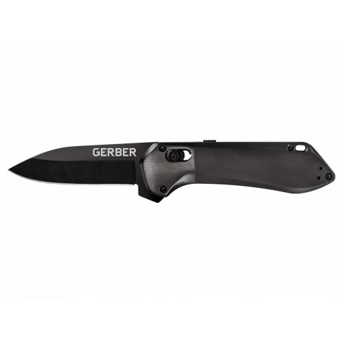 Zavírací nůž s hladkým ostřím Gerber Highbrow - černý