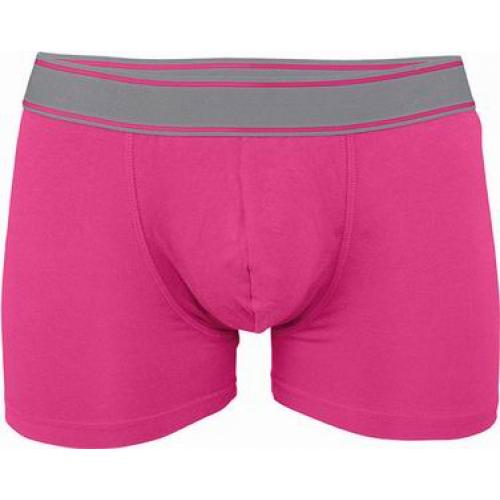Pánské boxerky Kariban Stripe - růžové
