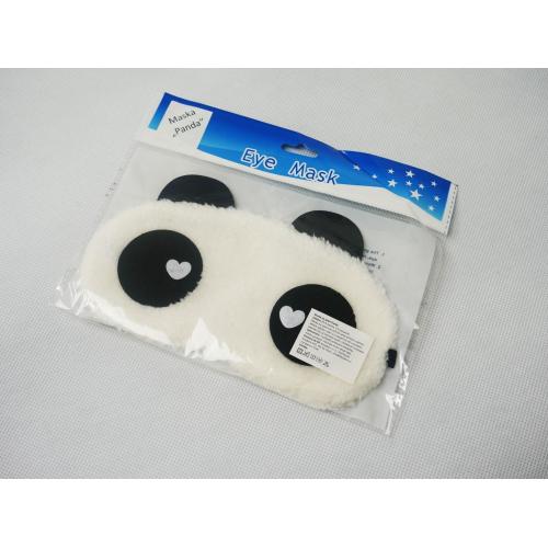 Maska na spaní Panda - bílá