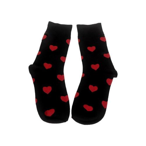 Zamilované ponožky Srdce - čierne