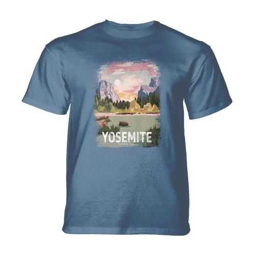 Tričko dámské The Mountain USA Yosemite - modré