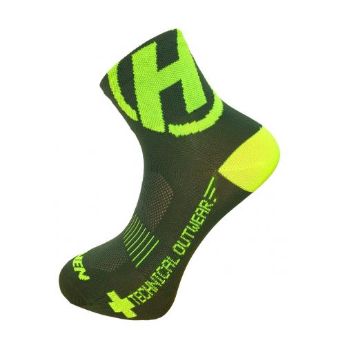 Ponožky Haven Lite Neo 2 ks - olivové-žluté
