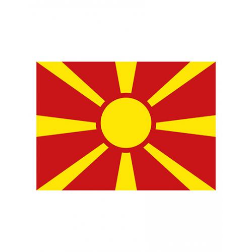 Vlajka Printwear Macedónsko 150x90 cm