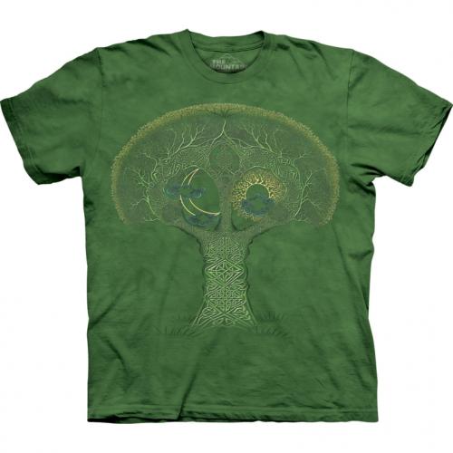Tričko unisex The Mountain Celtic Roots - zelené