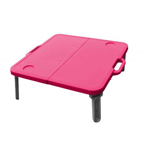 Skládací stolek k lehátku Rulyt Mini - růžový