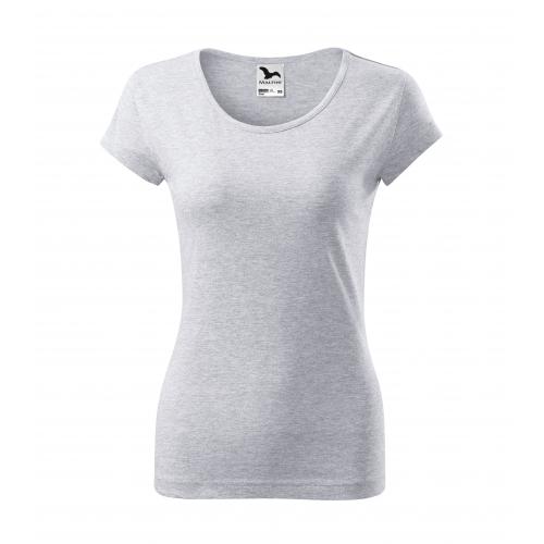 Tričko dámske Malfini Pure - svetlo sivé