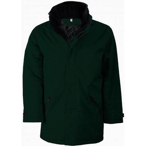 Zimní bunda Kariban Parka - tmavě zelená
