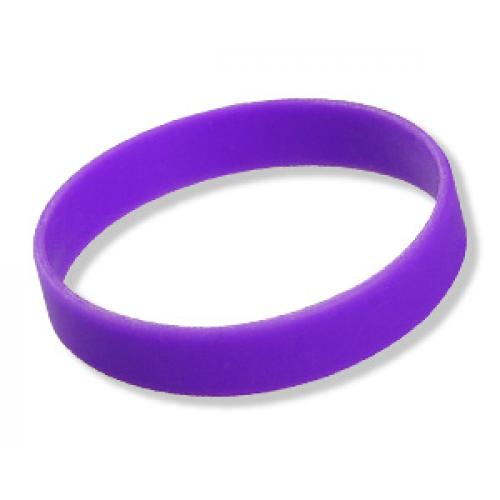 Silikonový náramek - fialový