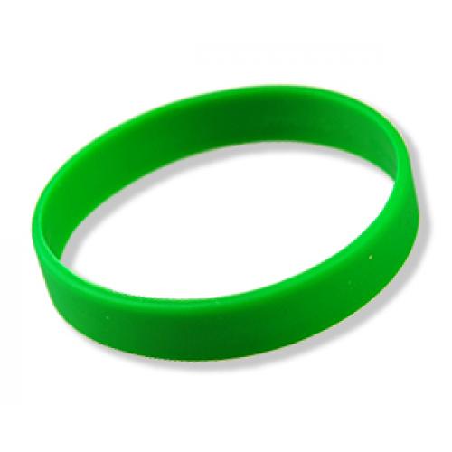 Silikonový náramek - zelený