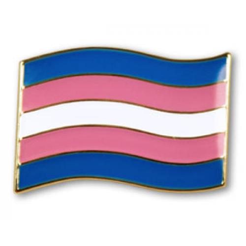 Odznak (pins) 20mm dúhová vlajka Transgender